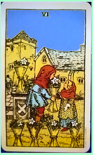 6 of cups tarot card