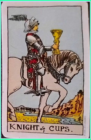KNIGHT OF CUPS TAROT CARD