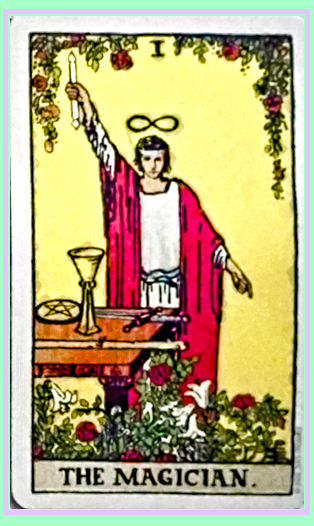 About tarot card I - The Magician