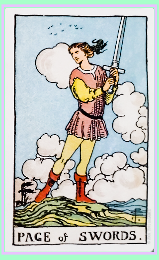 Page of Swords Tarot Card Meaning & Description
